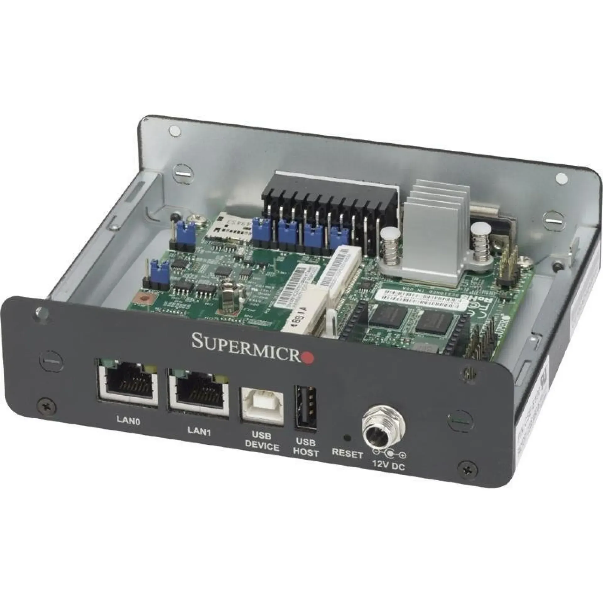Supermicro SYS-E100-8Q angle view
