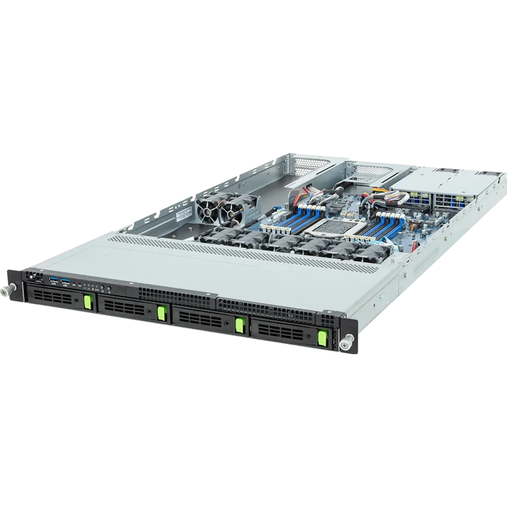 Gigabyte R143-EG0-AAC2 angle view
