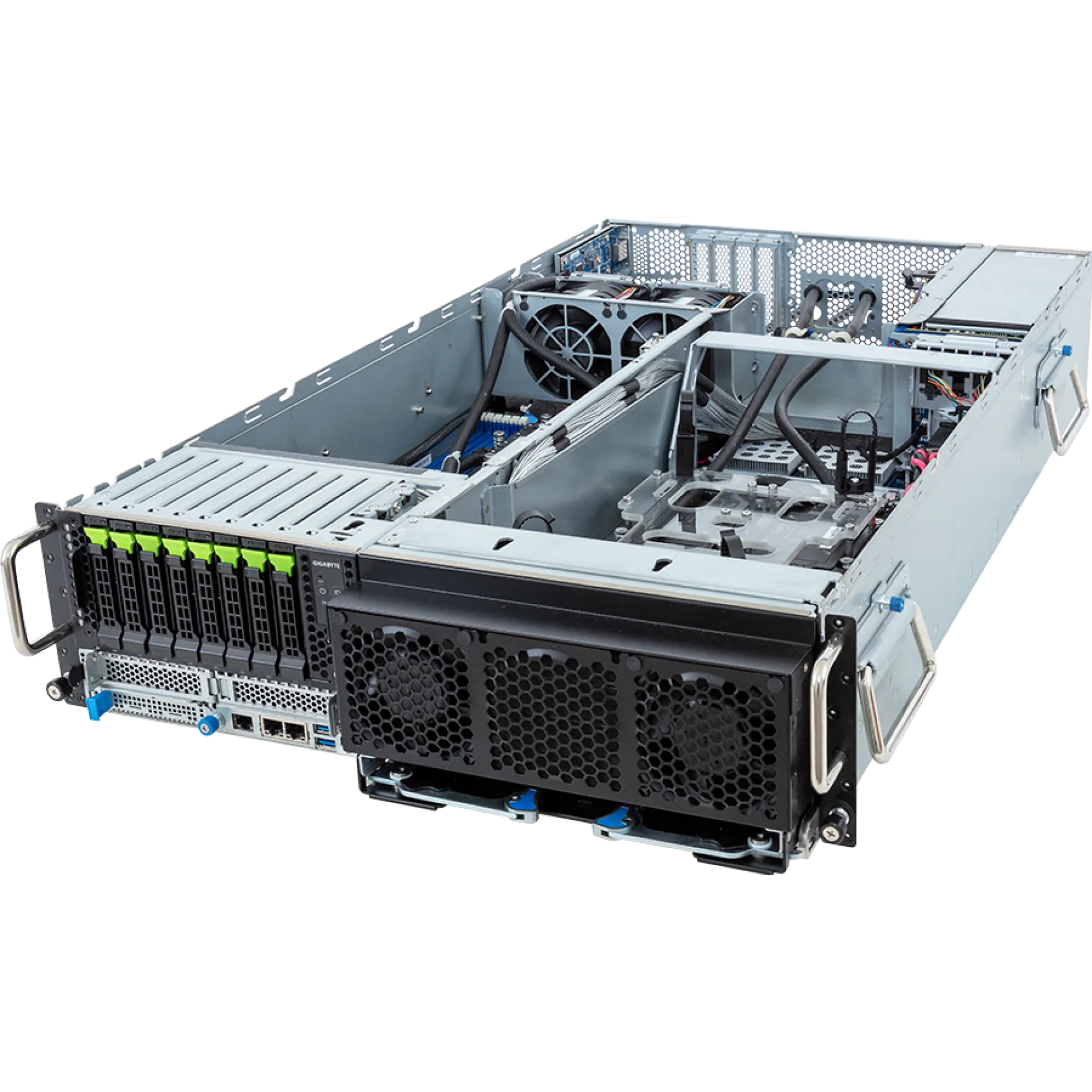 Gigabyte G363-ZR0-LAX4 angle view
