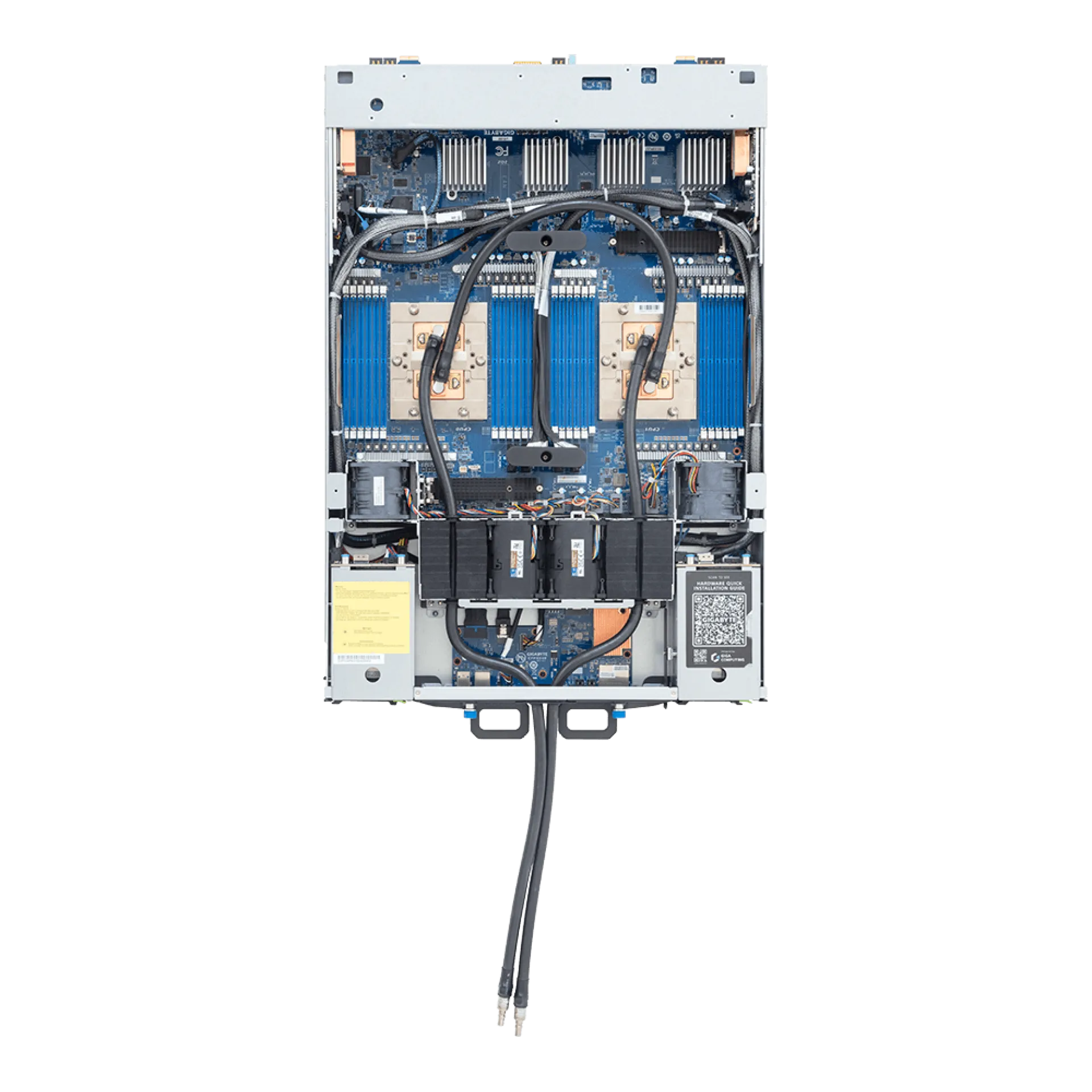 Gigabyte G4L3-ZX1-LAT4 top view