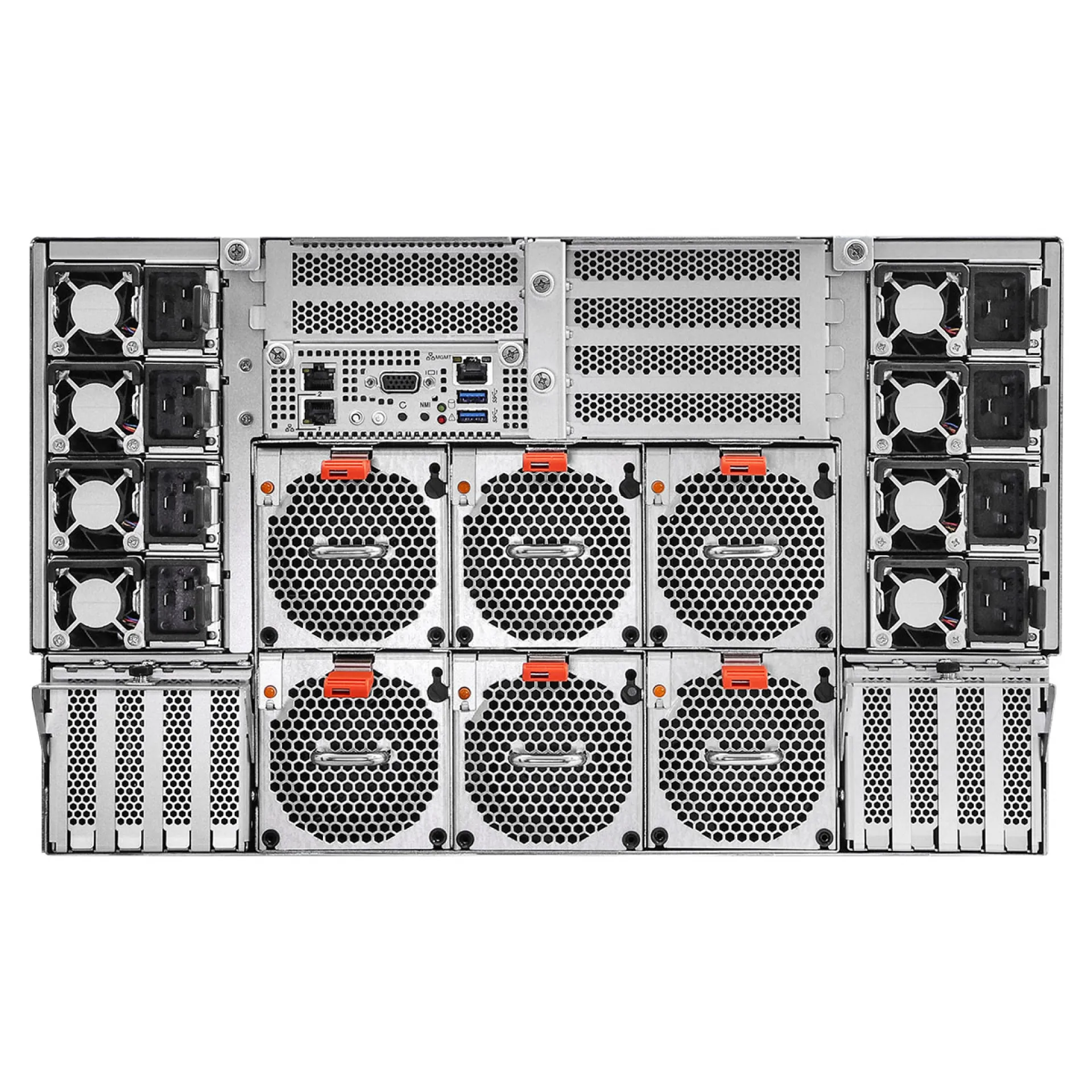 ASRock 6U8X-EGS2 SYN H200 rear view