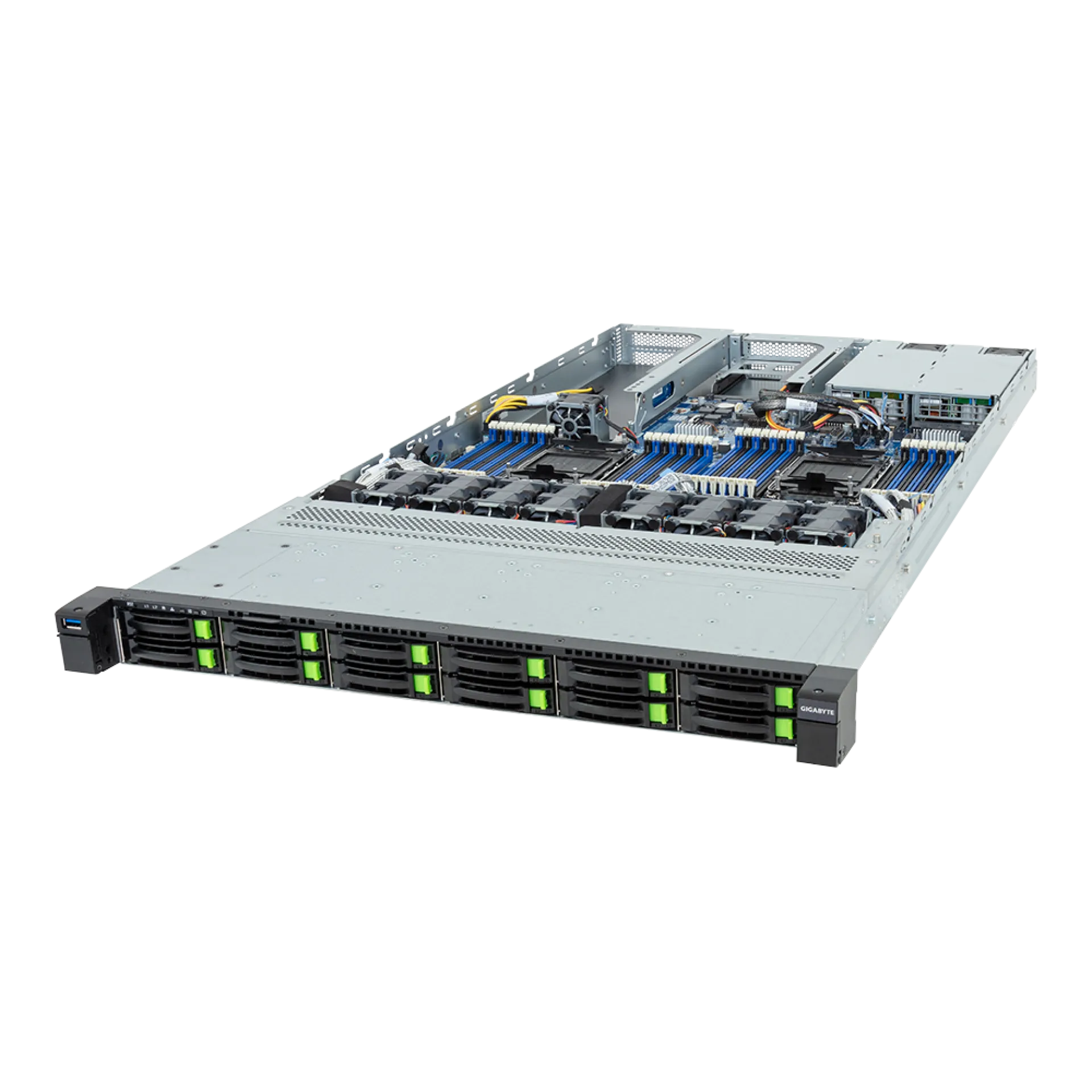Gigabyte R184-SF1-AAJ1 angle view
