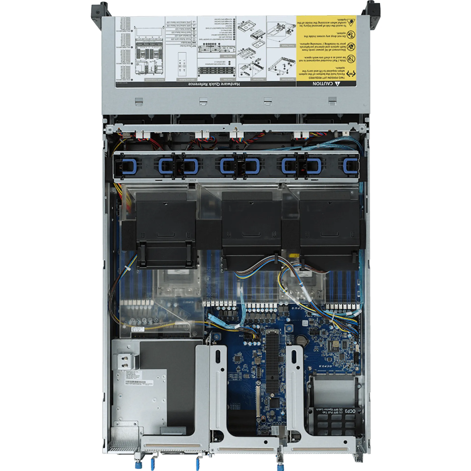 Gigabyte R282-Z93 top view