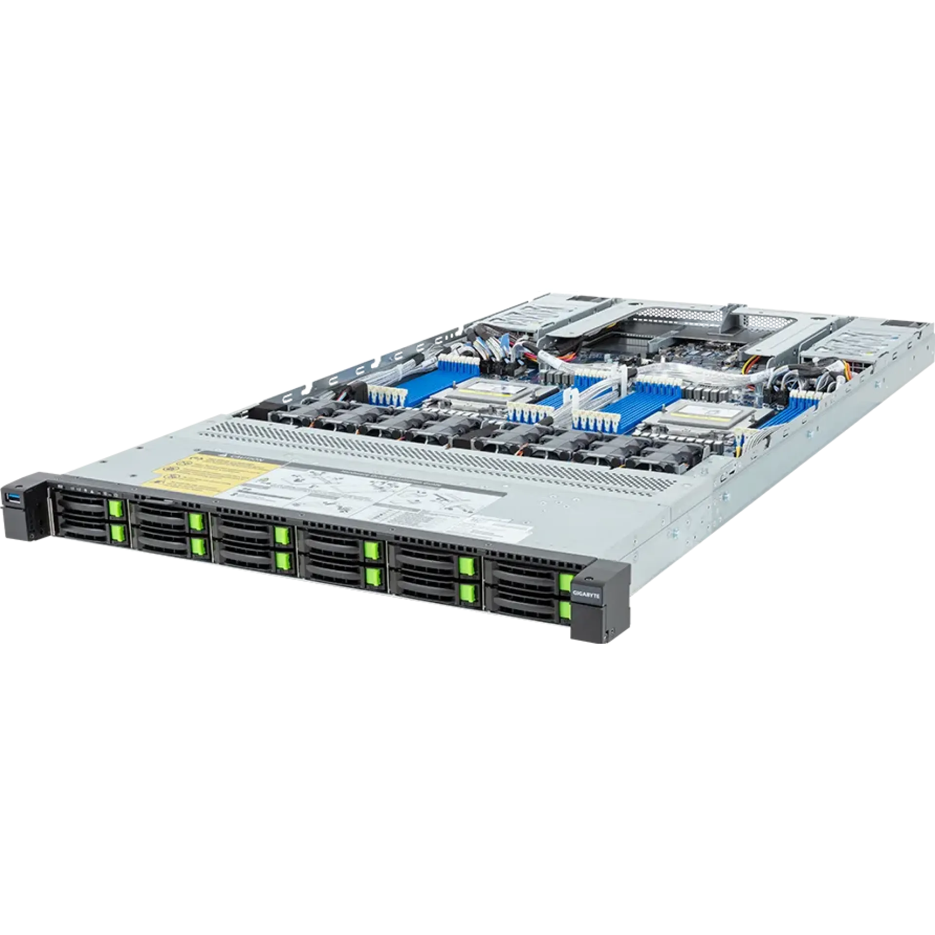 Gigabyte R183-Z94-AAD1 angle view