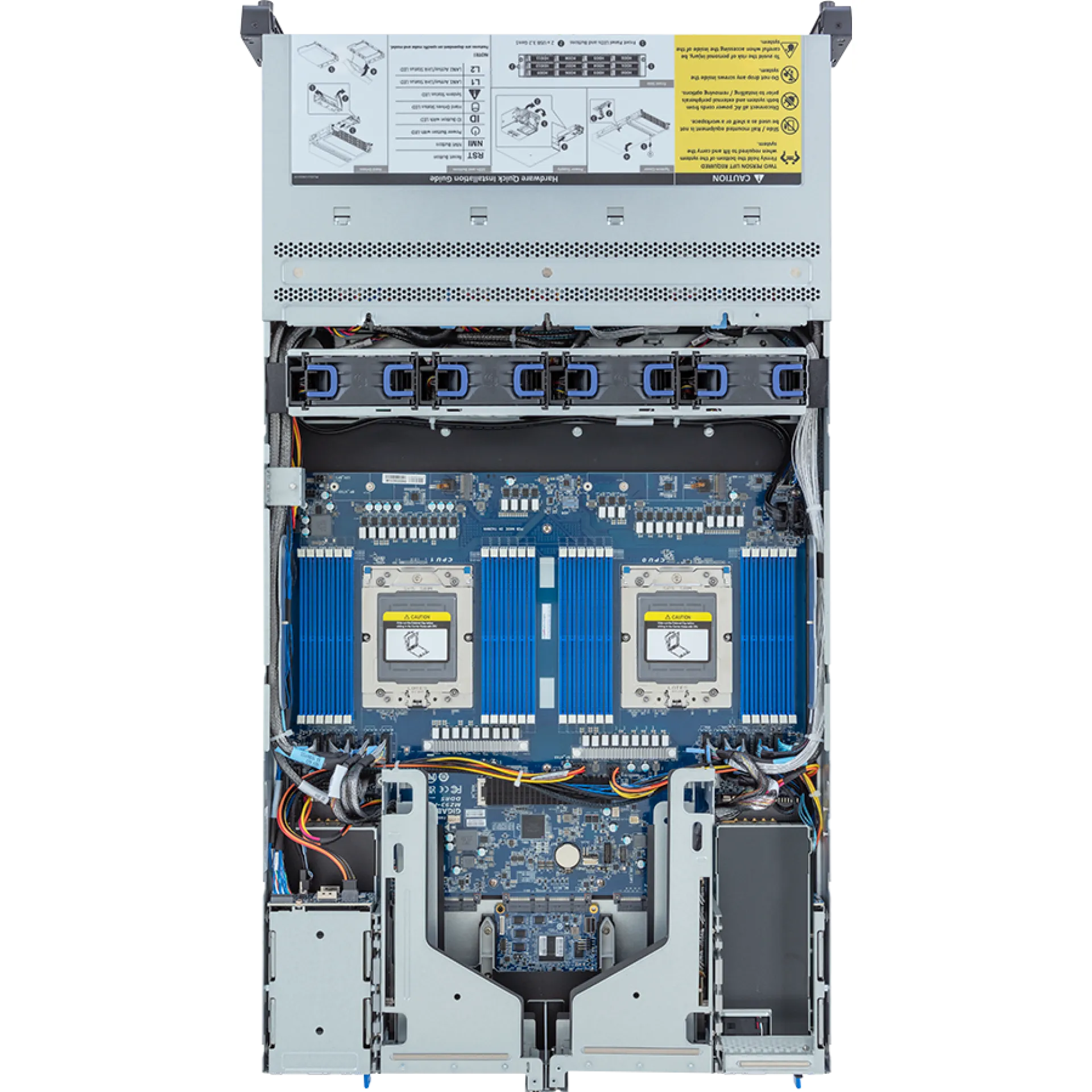 Gigabyte R283-Z94-AAD2 top view
