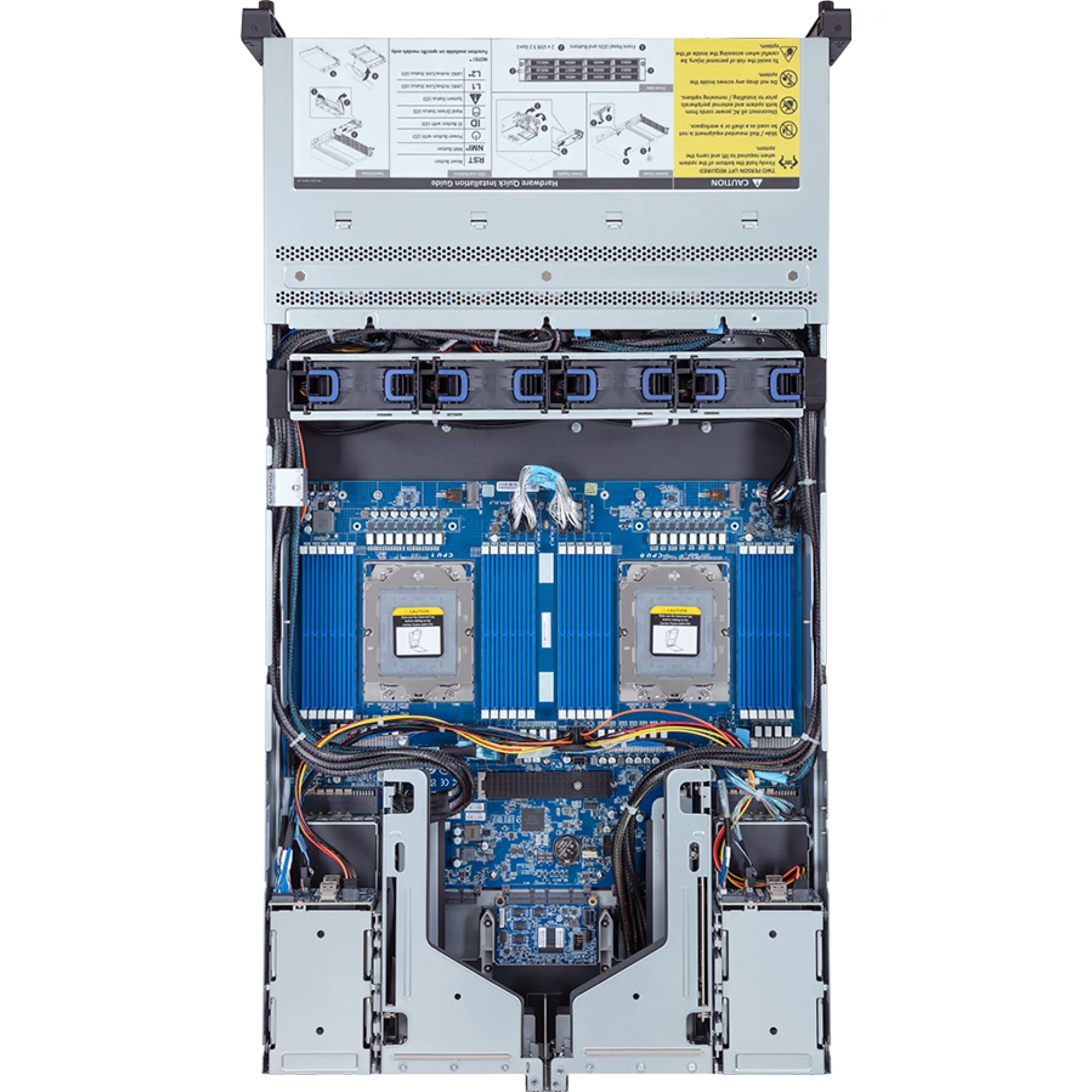 Gigabyte R283-Z90-AAV2 top view
