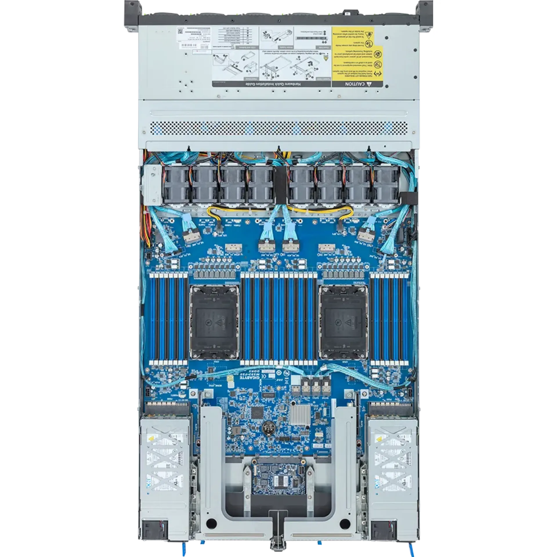 Gigabyte R183-S92-AAV1 top view