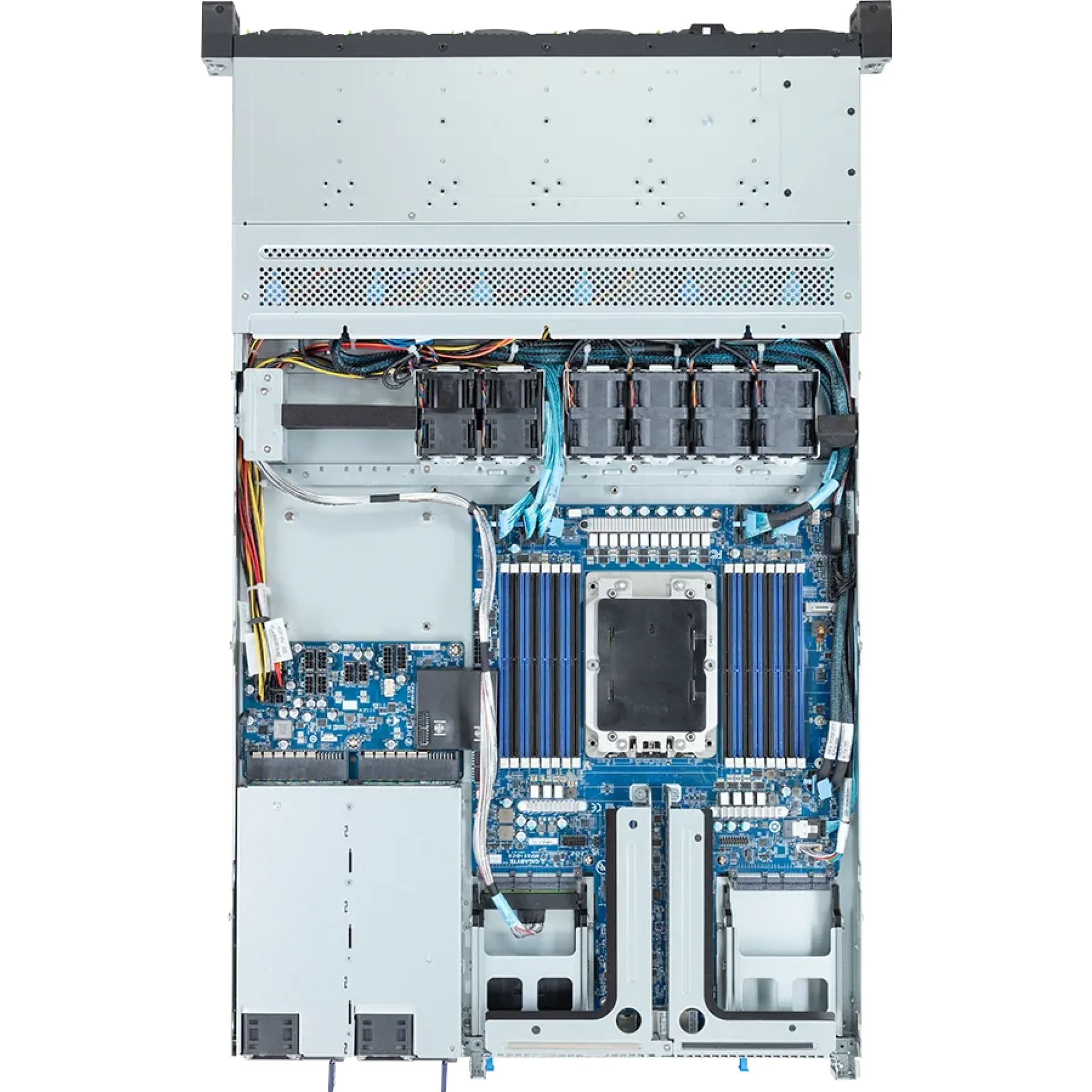 Gigabyte R163-P32-AAG1 top view