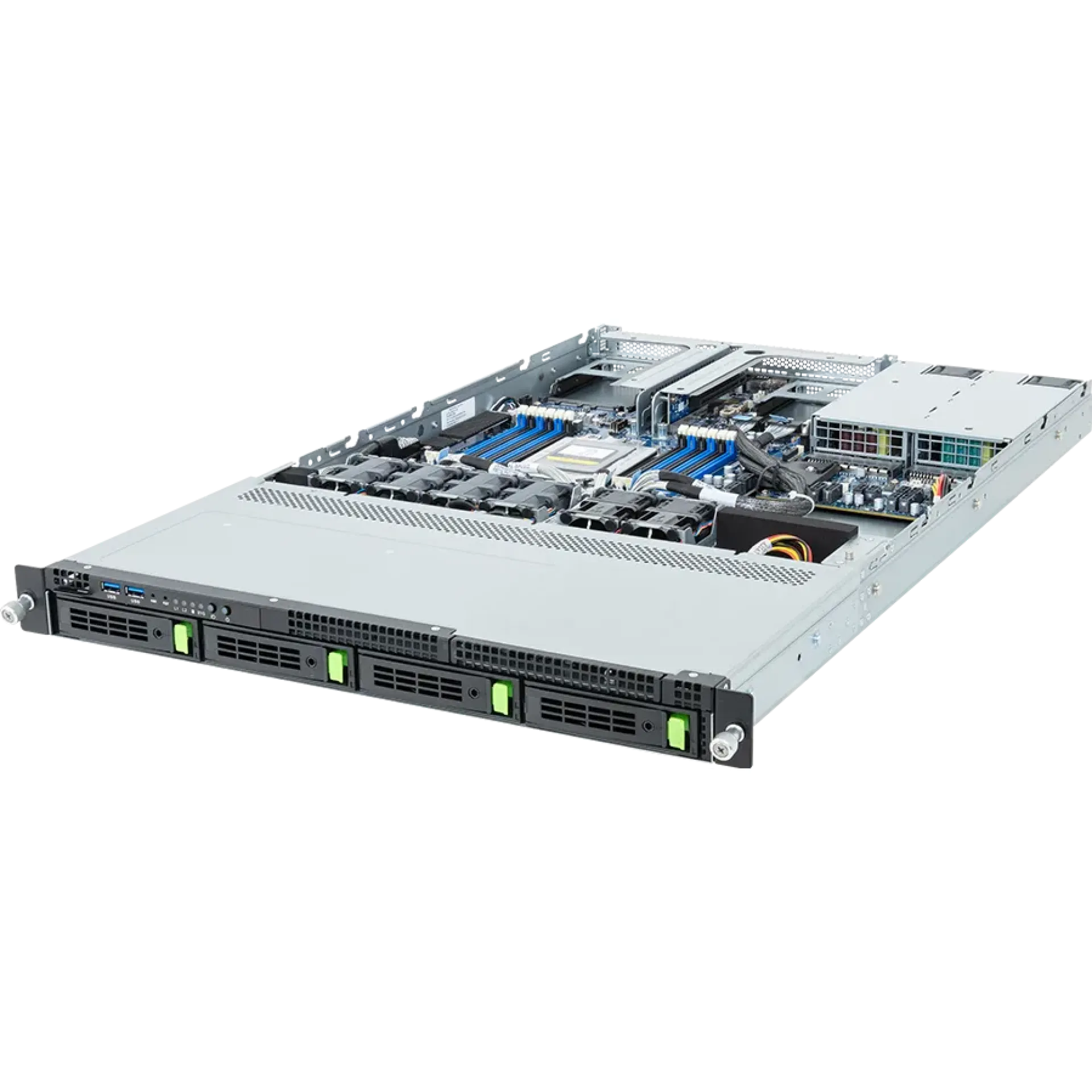 Gigabyte R143-E30-AAG1 angle view