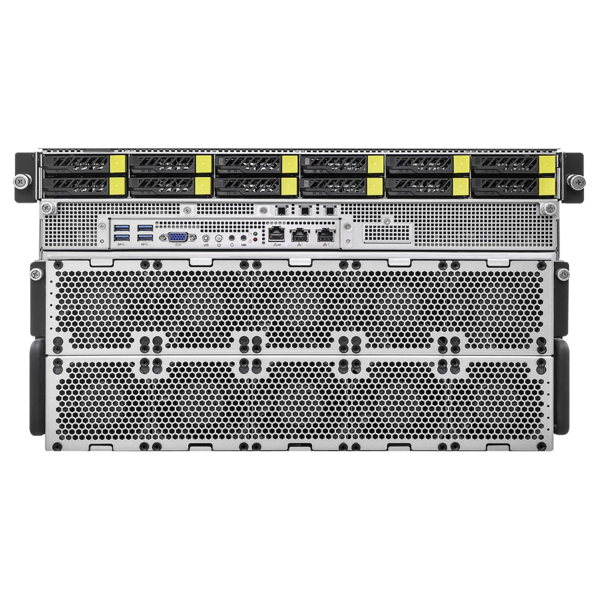 ASRock 6U8X-EGS2 H200 front view