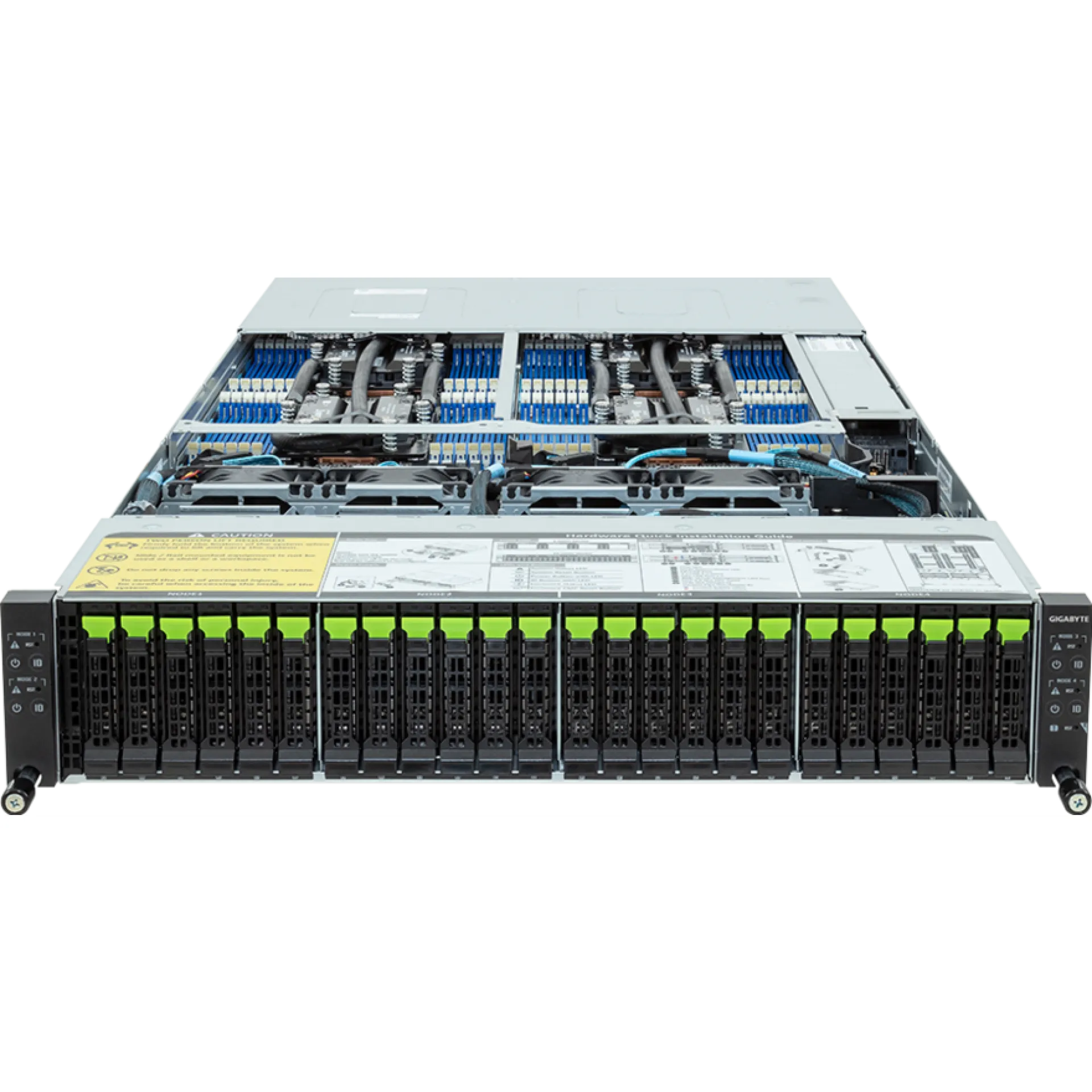 Gigabyte H273-Z80-LAN1 front view