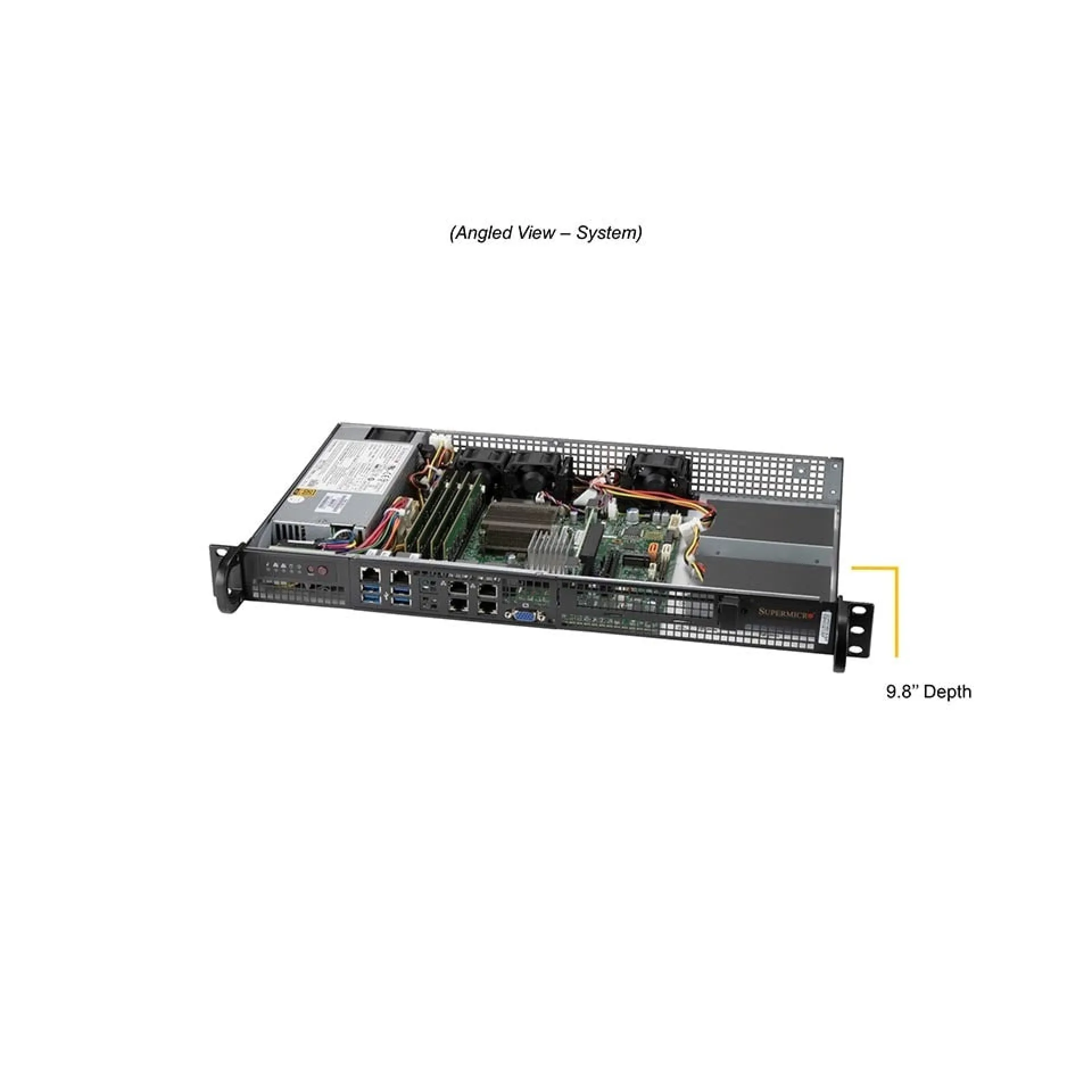 Supermicro SYS-5019A-FN5T angle view