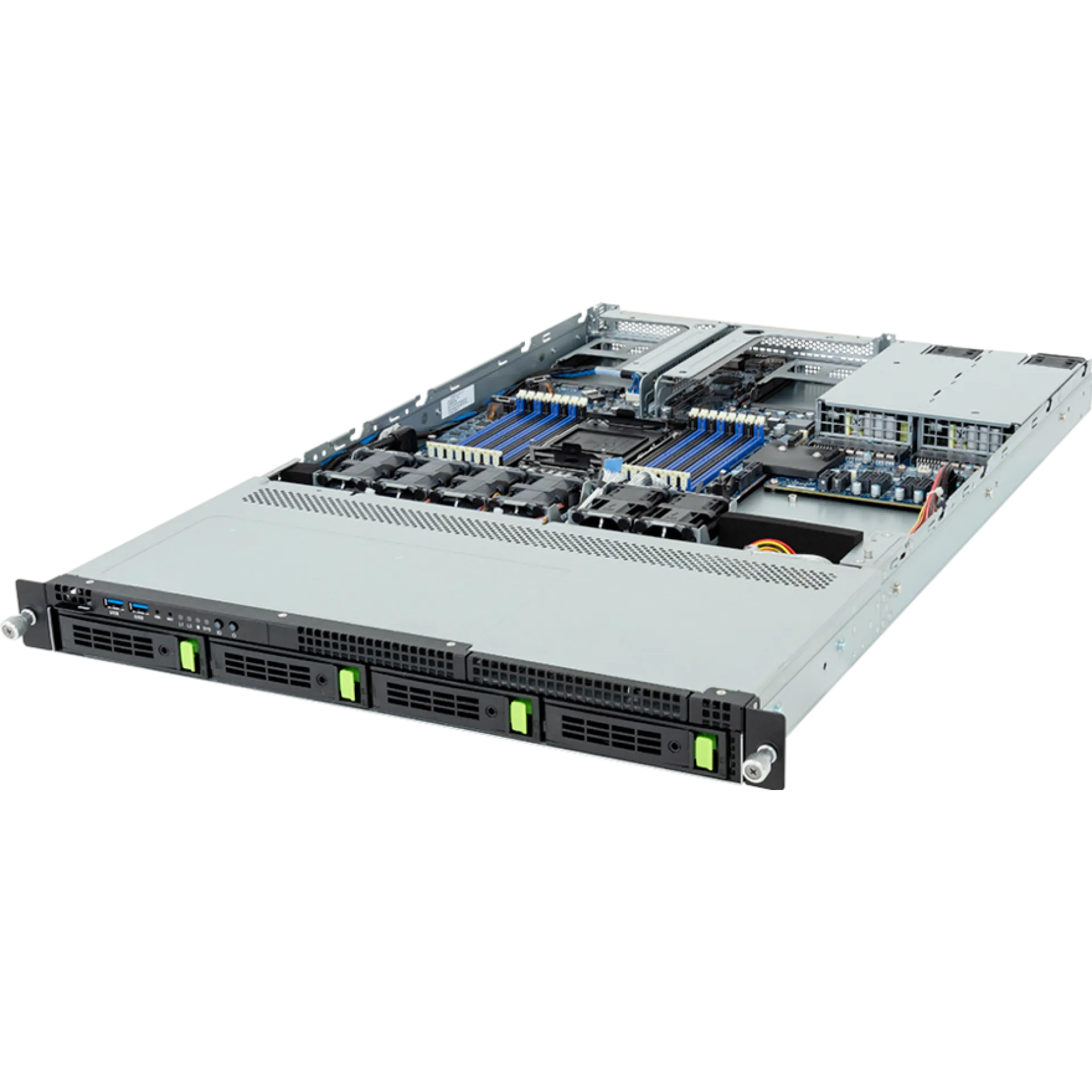 Gigabyte R164-S30-AAG1 angle view