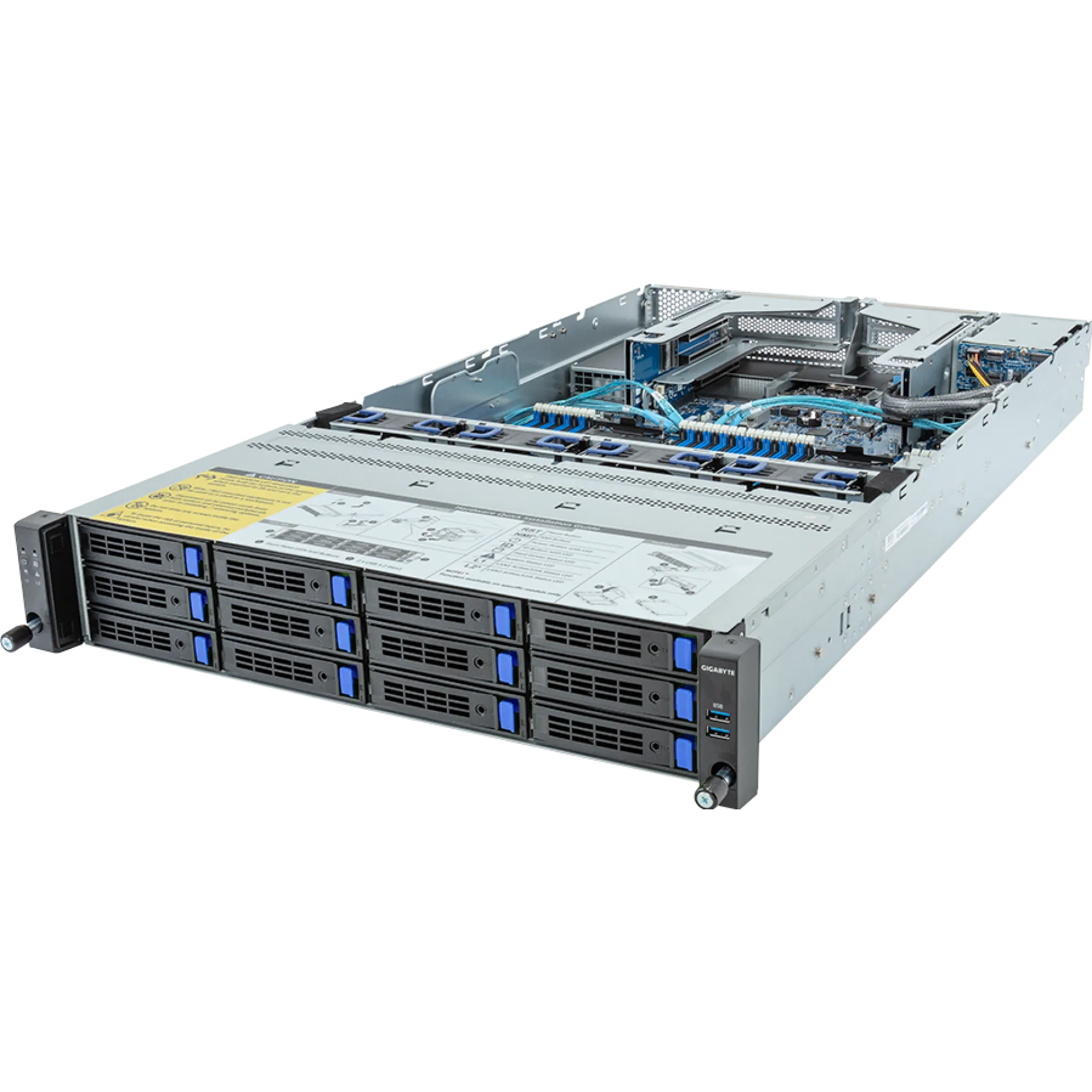 Gigabyte R283-S94-AAC1 angle view