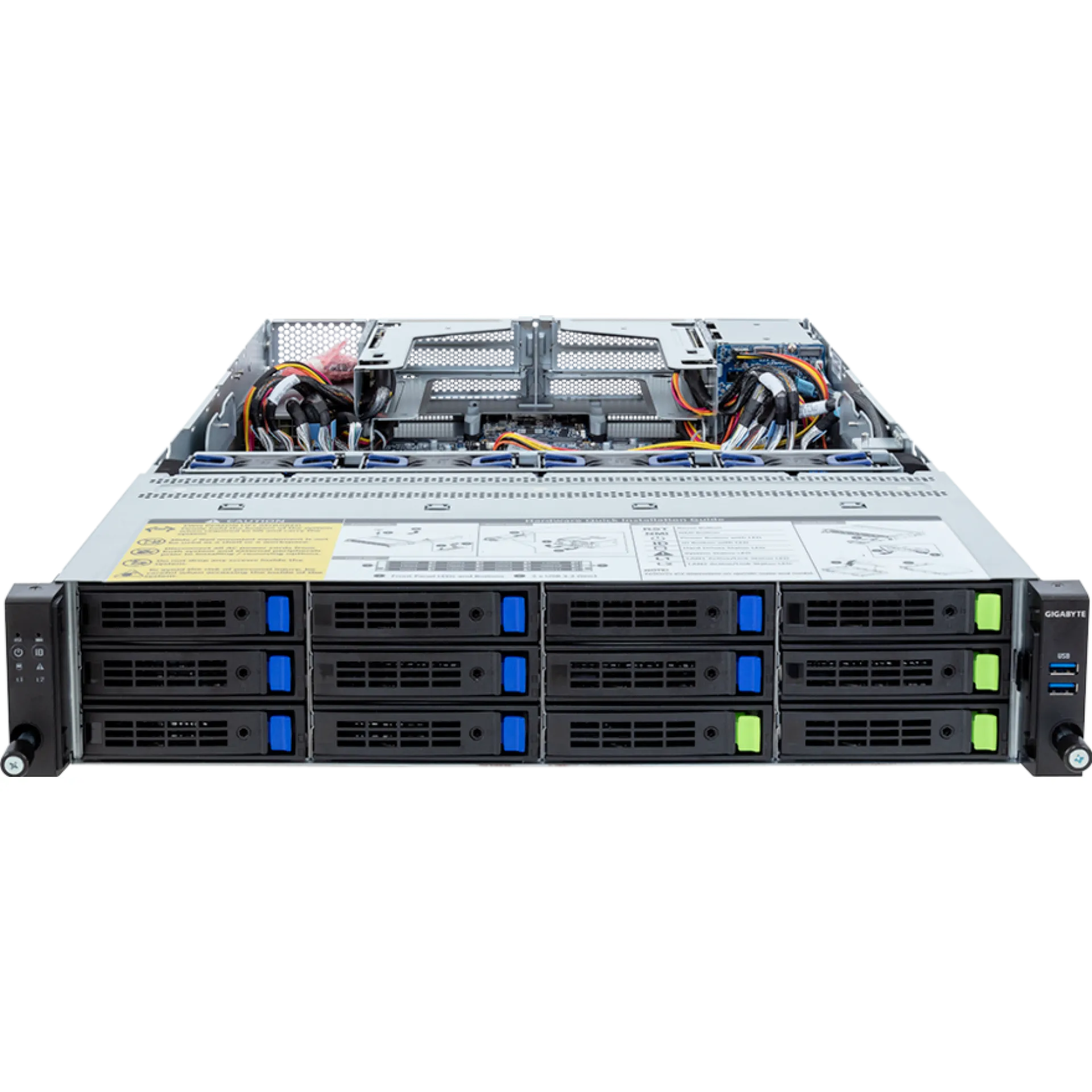 Gigabyte R283-Z95-AAD1 front view