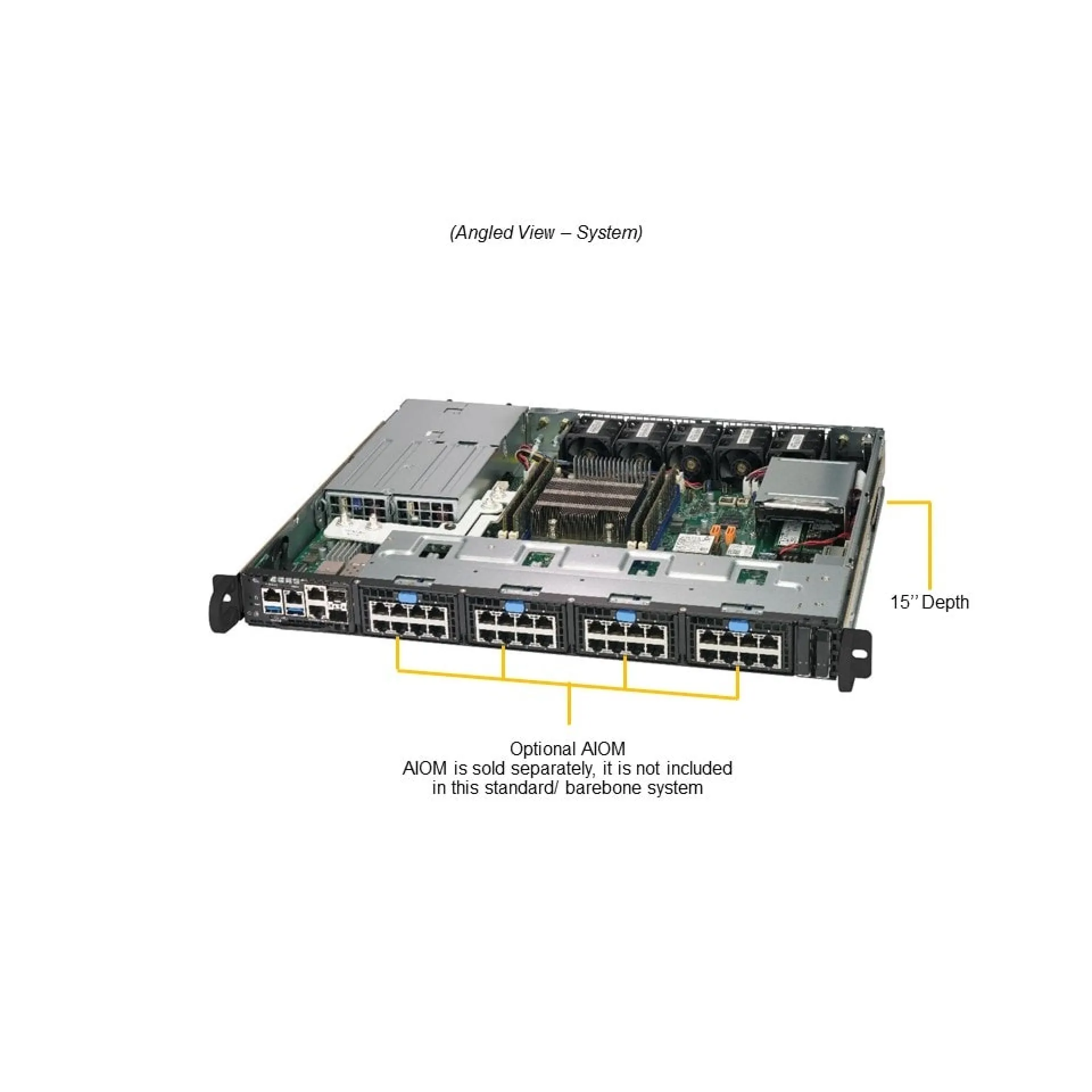 Supermicro SYS-1019D-16C-FRN5TP angle view