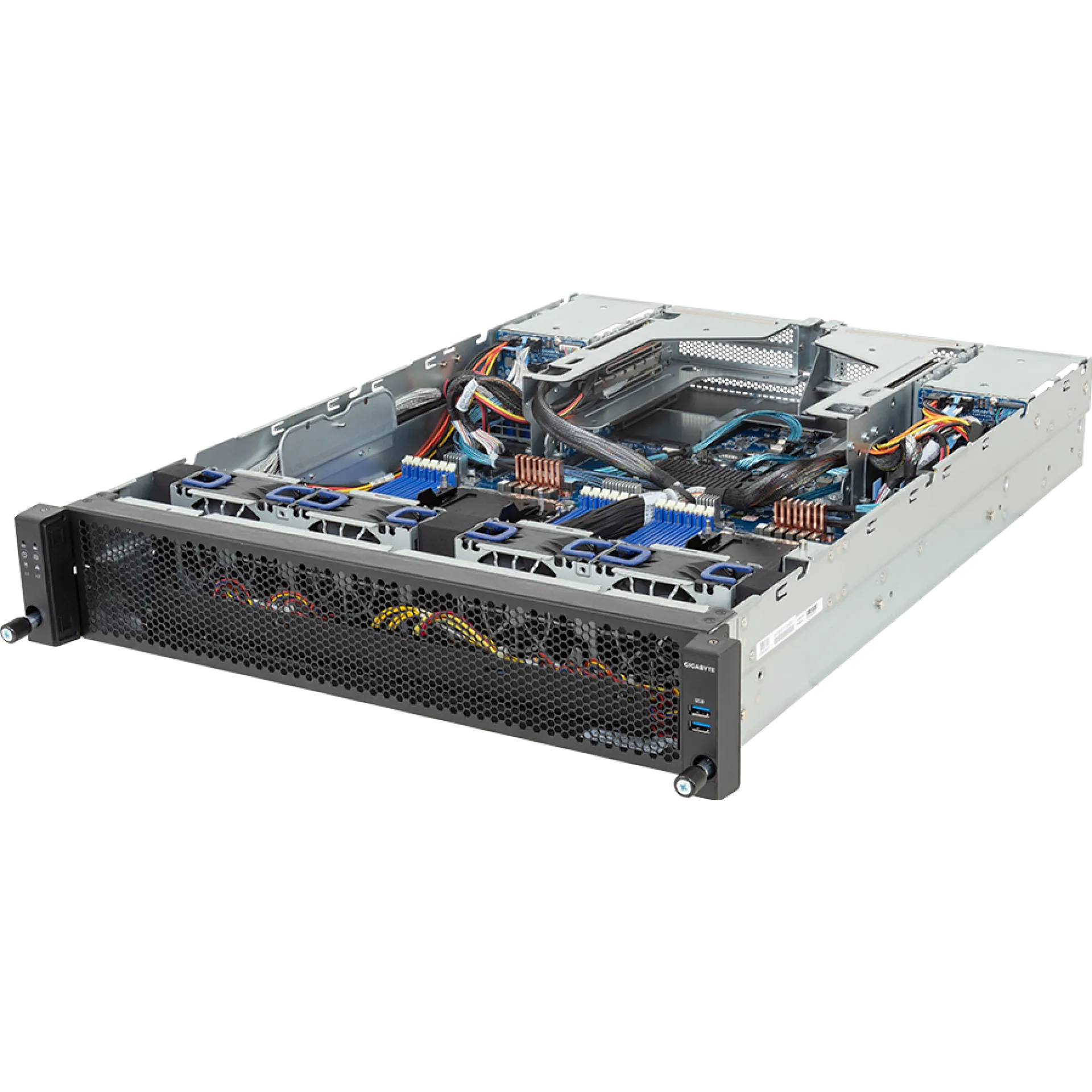 Gigabyte E284-A90-AAJ1 angle view