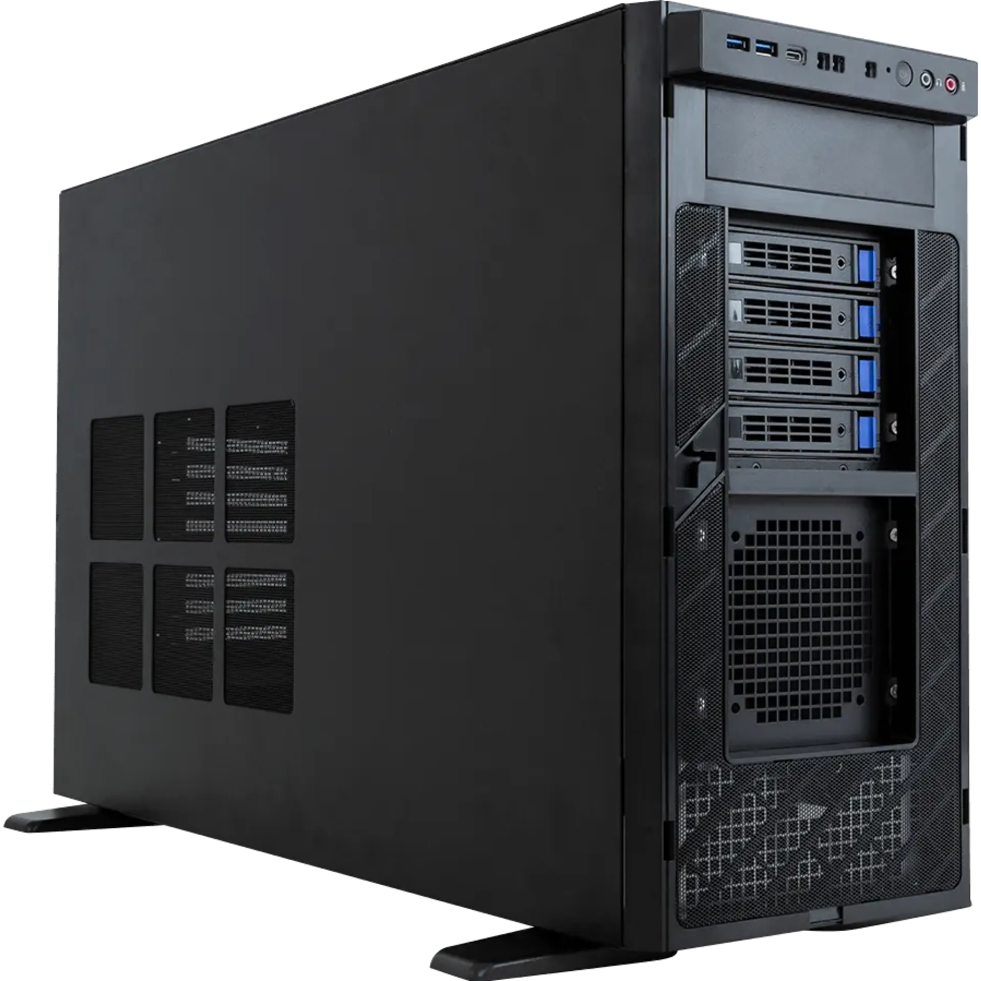 Gigabyte W773-H5D-AAF1 angle view