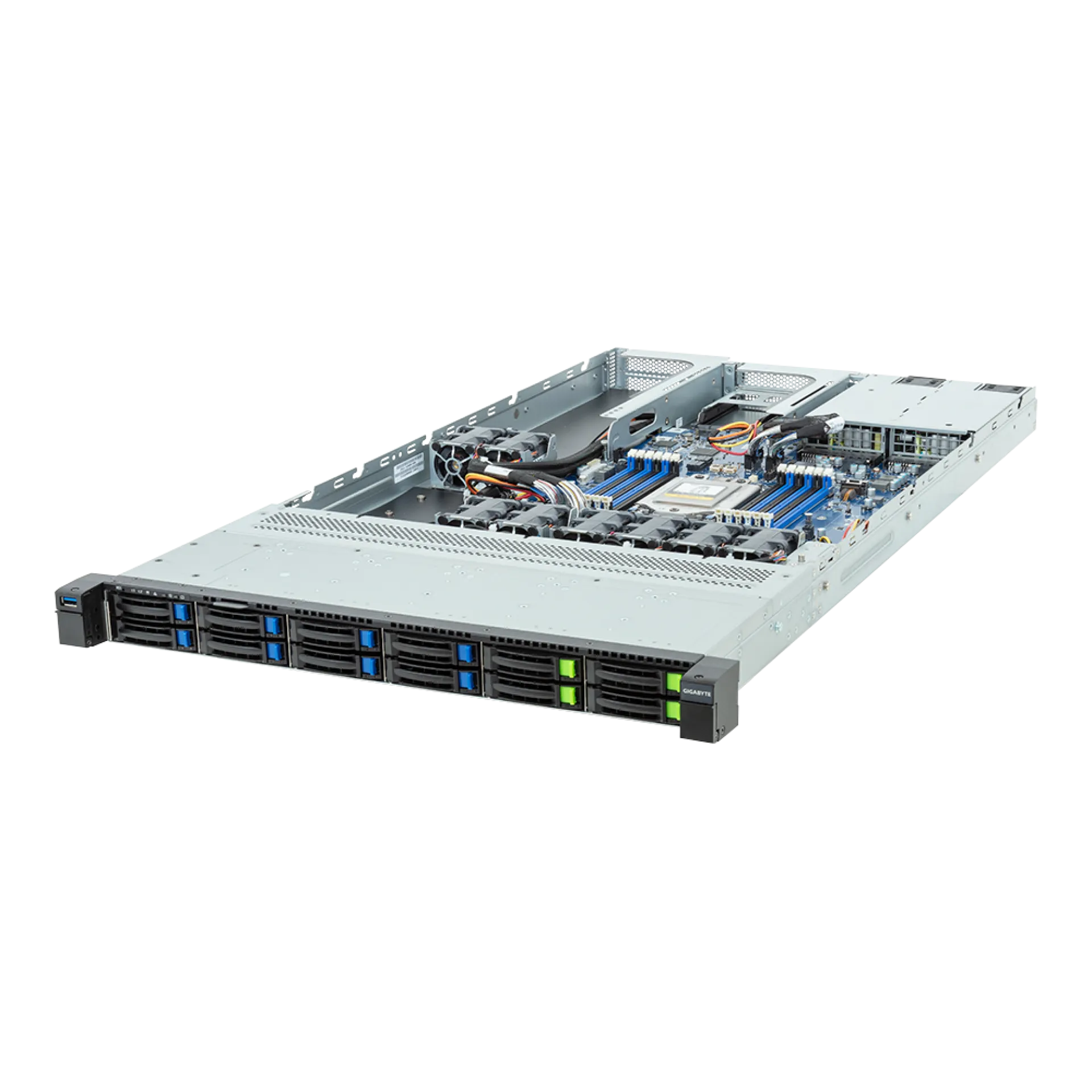 Gigabyte R143-EG2-AAC2 angle view