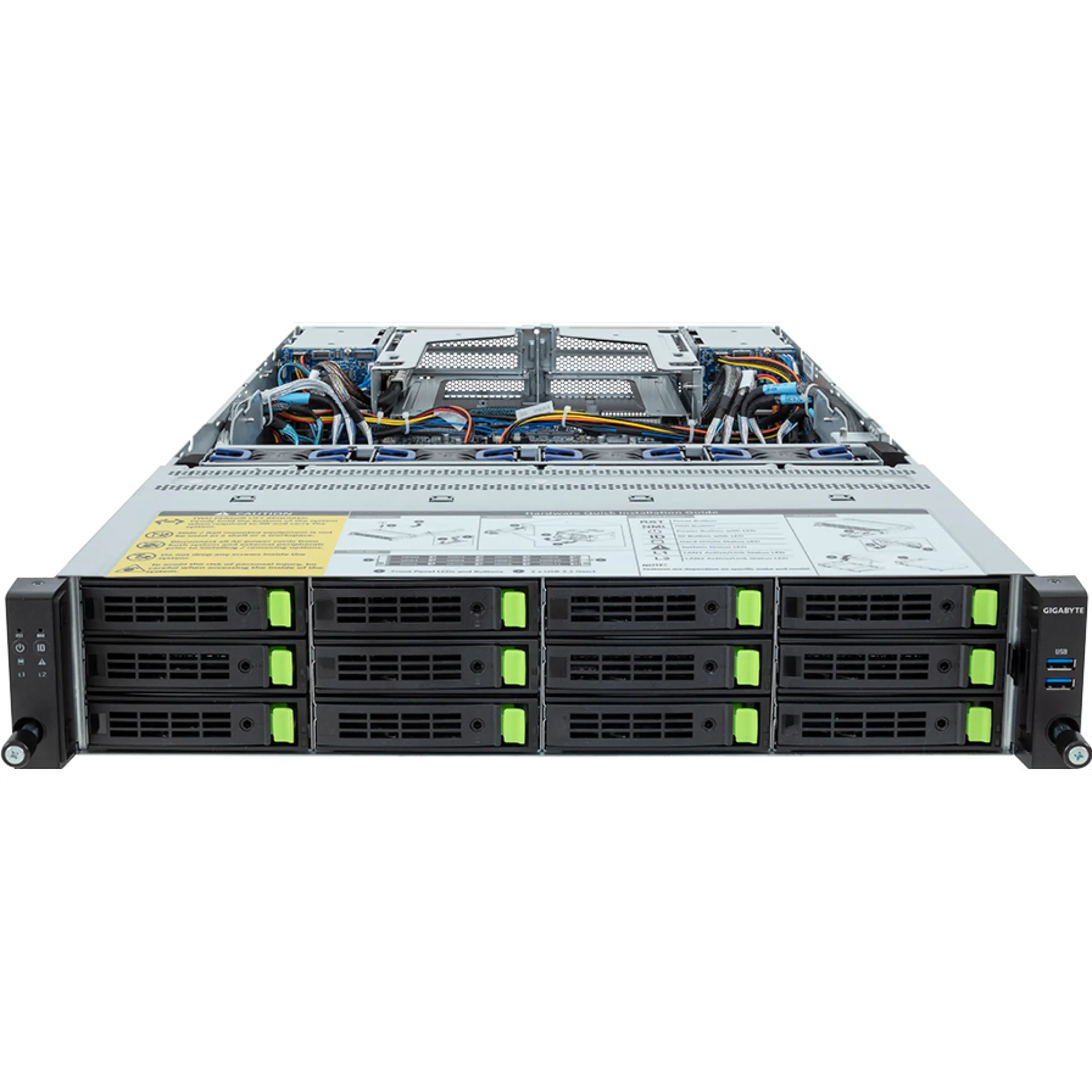 Gigabyte R283-Z94-AAD1 front view