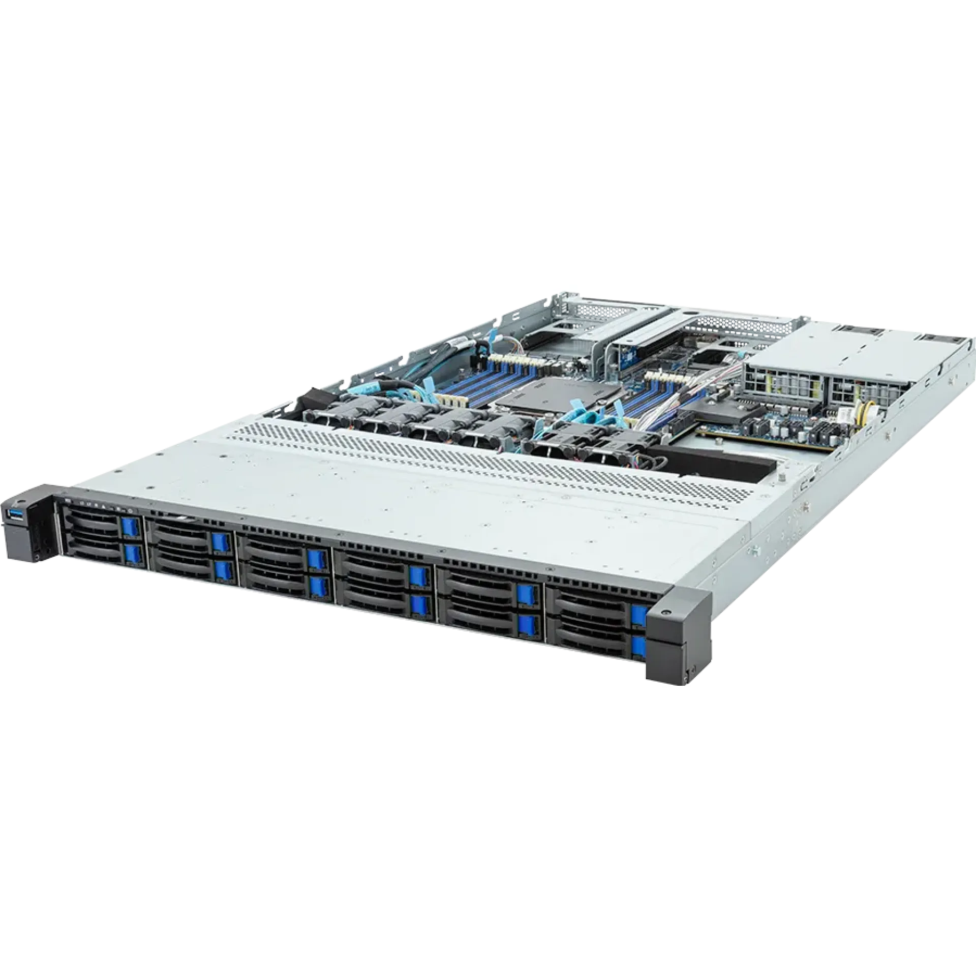 Gigabyte R163-P32-AAG1 angle view
