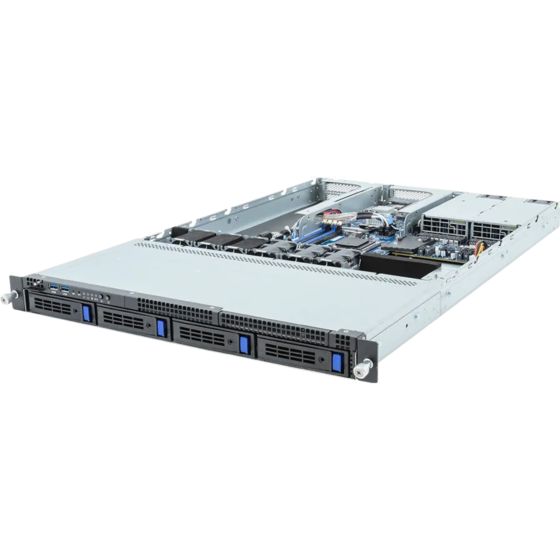 Gigabyte R133-C10-AAA1 angle view